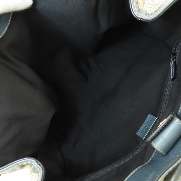 Gucci Suki GG Tote Bag Canvas Brown x Blue - Picture 5 of 9